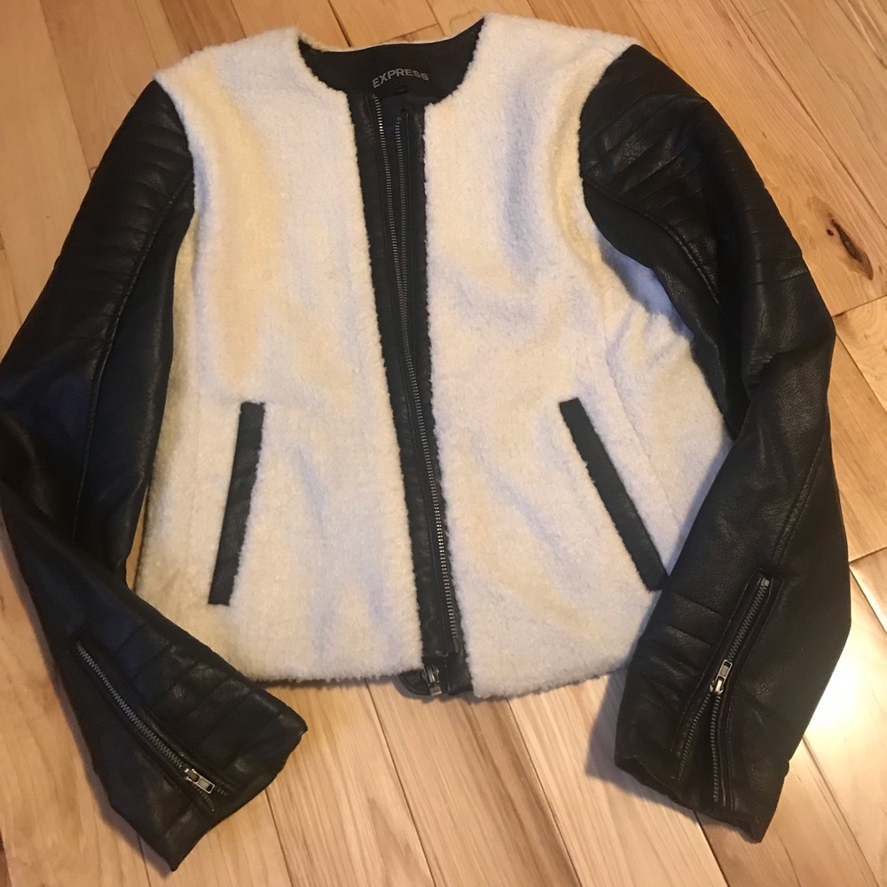 Express leather jacket
